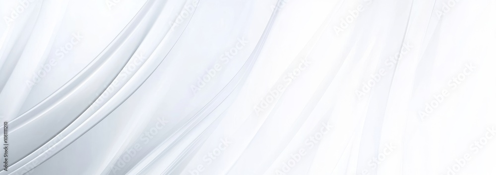 A white curtain with a white background A white curtain with a white background
