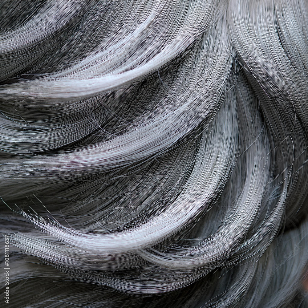 grey hair detail and texture grey hair detail and texture