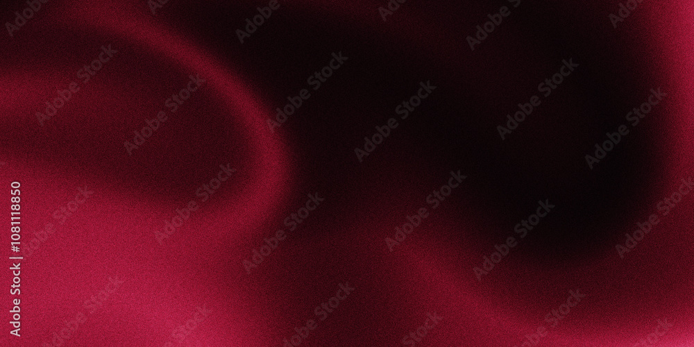 Obraz premium Abstract Noisy Deep Maroon Colored Grainy Gradient Background Blurry Noise Trendy Grain Backgrounds For Banner, Poster, Wallpaper, Backdrop, Presentation