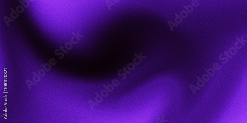Abstract Noisy Deep Purple Colored Grainy Gradient Background Blurry Noise Trendy Grain Backgrounds For Banner, Poster, Wallpaper, Backdrop, Presentation
