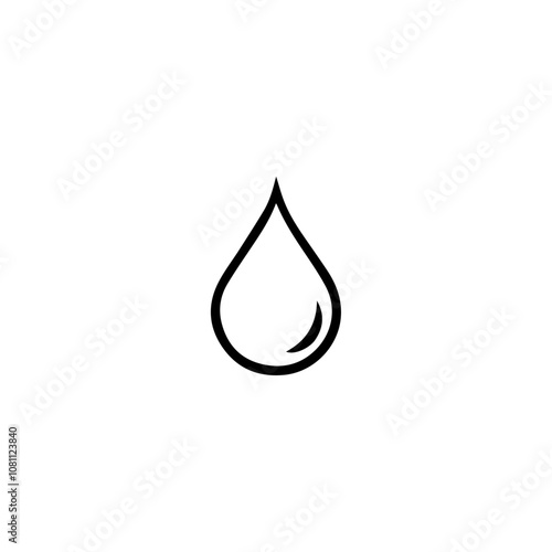 Water drop vector design