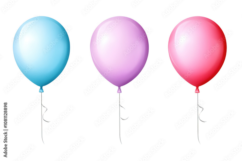 Balloon Isolated On Transparent Background Balloon Isolated On Transparent Background
