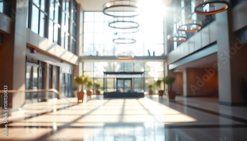 Wallpaper Mural Blurred lobby background  Torontodigital.ca