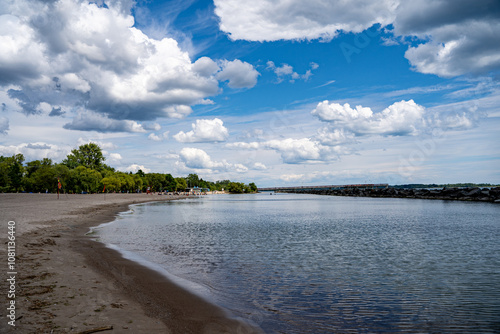 Photography View of the Centre Island Beach in the Toronto Islands.