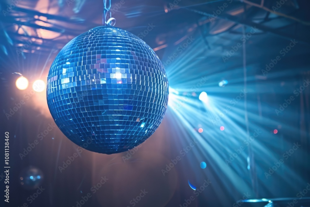 Obraz premium Disco ball in a nightclub Disco ball