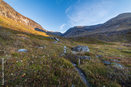 Afternoon Path In Beautiful Arctic Canyon