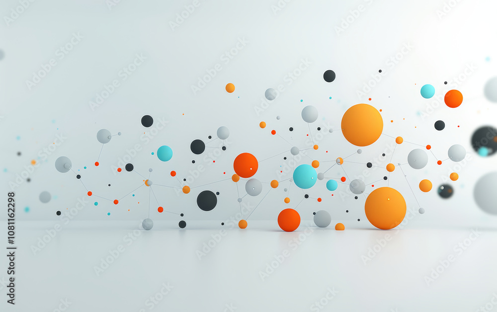 Technological sense of fashion color texture commercial background
