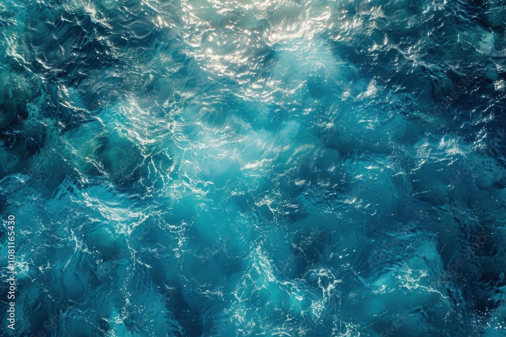 Large body of water with waves coming in Large body of water with waves coming in