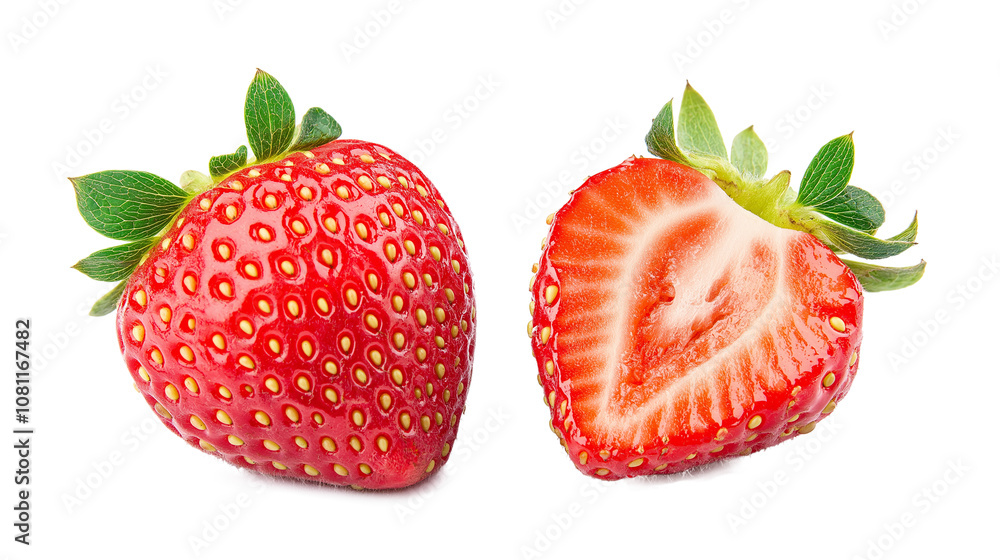Strawberry jam jar isolated on a white background Strawberry jam jar isolated on a white background
