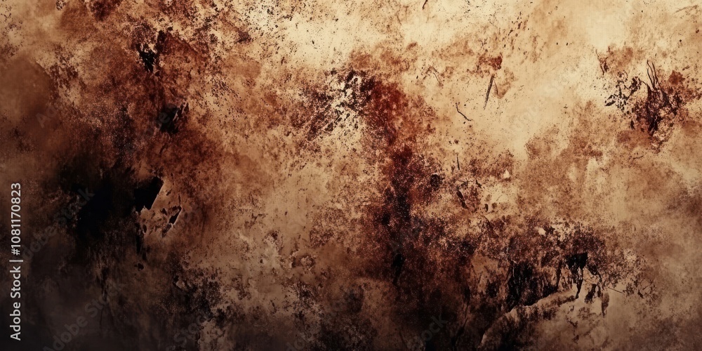 Abstract grunge background with brown and dark brown tones. Abstract grunge background with brown and dark brown tones.