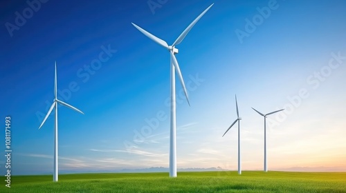 Sustainable Energy: Wind Turbines in Harmony with Nature