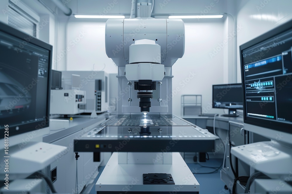 Advanced X-Ray Inspection Machine in High-Tech Industrial Laboratory Setting Advanced X-Ray Inspection Machine in High-Tech Industrial Laboratory Setting