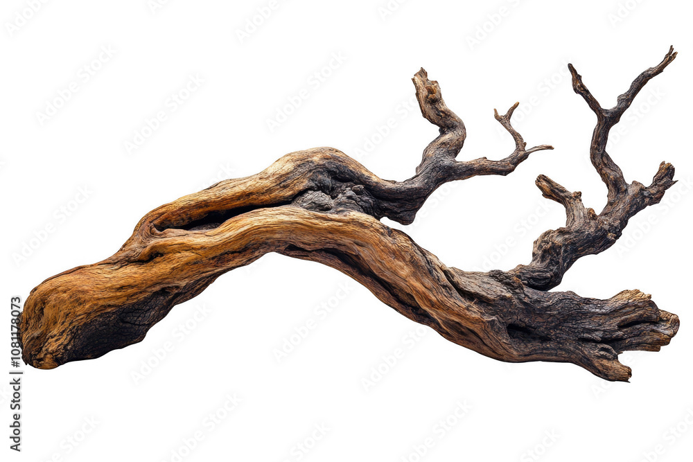 Branch of a dry Old Tree Isolated On Transparent Background Branch of a dry Old Tree Isolated On Transparent Background