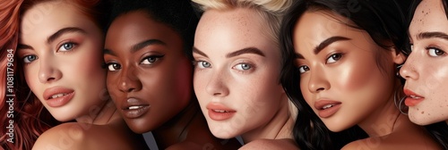 This project celebrates the diversity and beauty of women through closeup portraits showcasing makeup and skincare artistry, highlighting their unique backgrounds and expressions