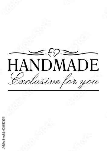 Handmade exclusive for you. Design for a sticker