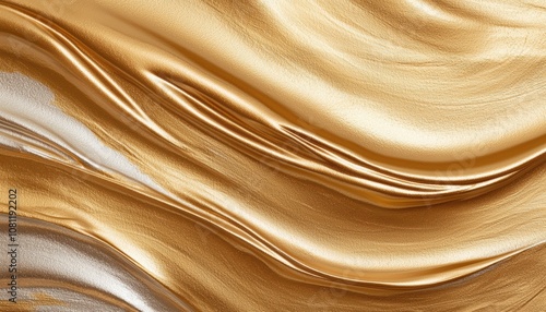 Elegant golden fabric texture