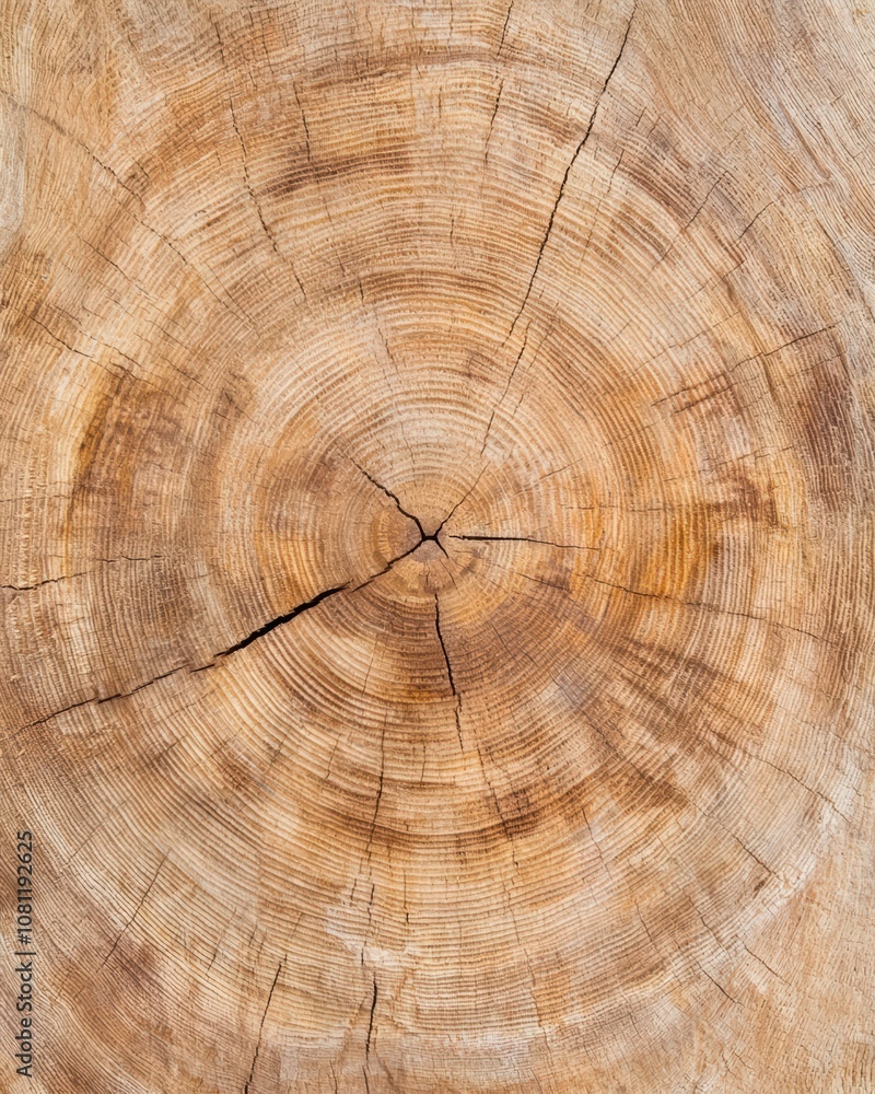 Detailed cross-section of a tree trunk Detailed cross-section of a tree trunk