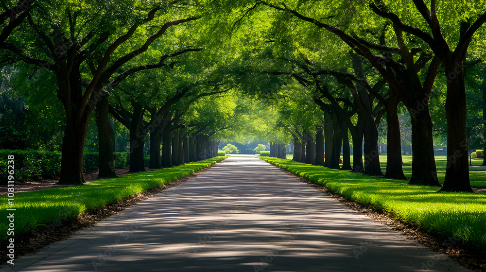 Sunlit Tree-Lined Path, tree lined path, trees, road, alley, lane Sunlit Tree-Lined Path, tree lined path, trees, road, alley, lane