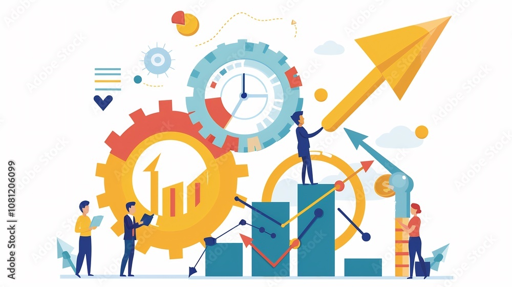 Summary session of key performance indicators and growth targets aligning team efforts with business objectives for maximum impact Summary session of key performance indicators and growth targets aligning team efforts with business objectives for maximum impact