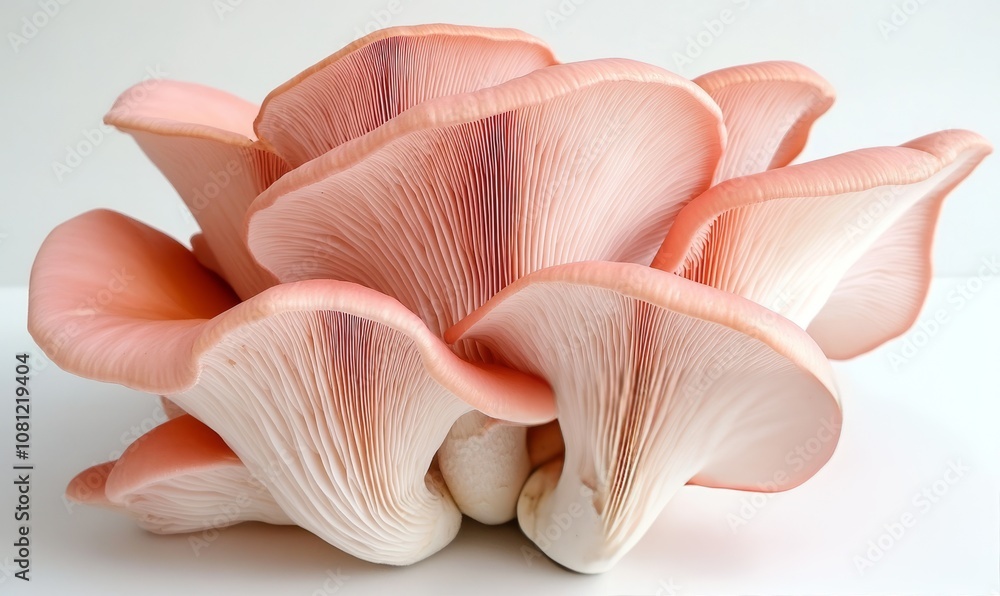 Pink oyster mushrooms Pink oyster mushrooms