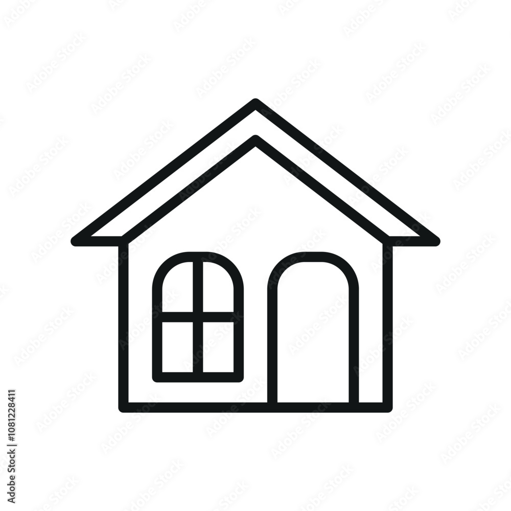 Home building icon vector design templates simple and modern Home building icon vector design templates simple and modern