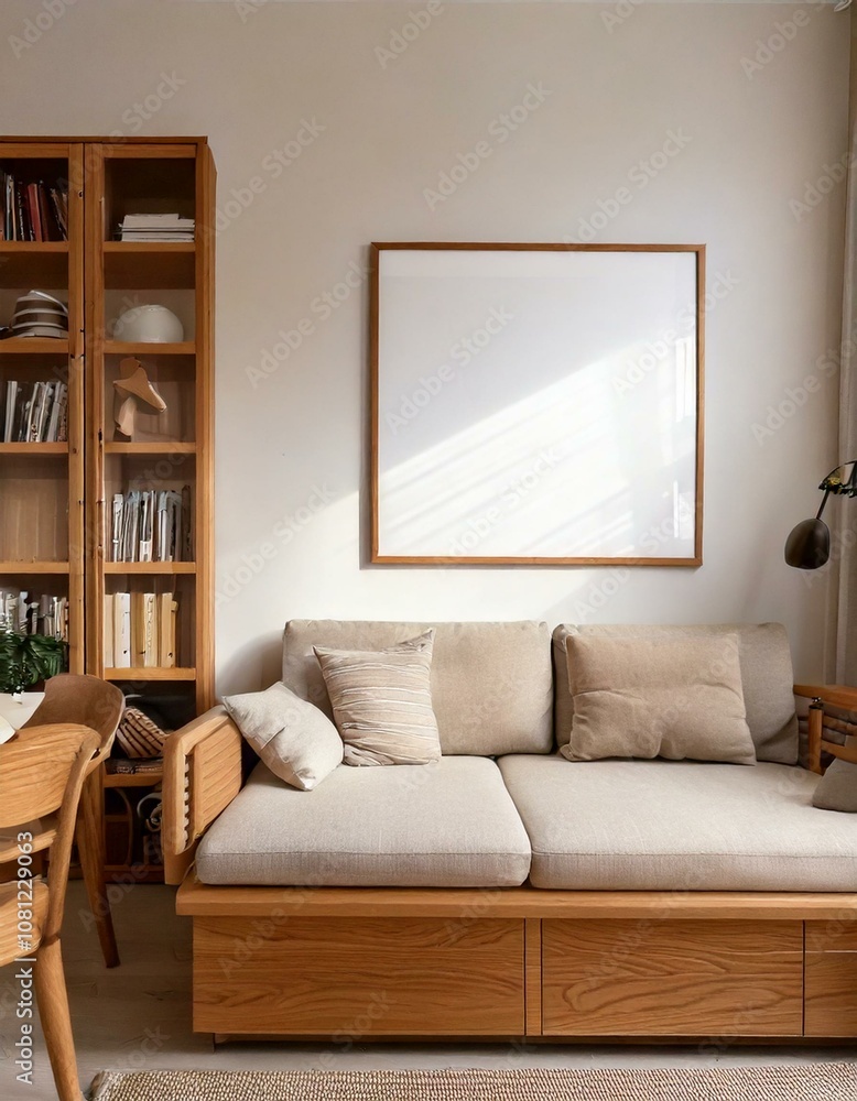 Fototapeta premium Mock up nowoczesne wnętrze