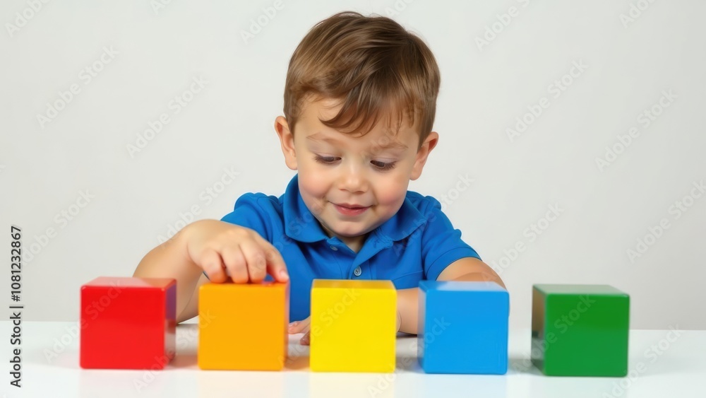 A young child with autism carefully arranges colorful blocks, demonstrating focus and engagement in a sensory play activity beneficial for development. World Autism Awareness Day
A young child with autism carefully arranges colorful blocks, demonstrating focus and engagement in a sensory play activity beneficial for development. World Autism Awareness Day