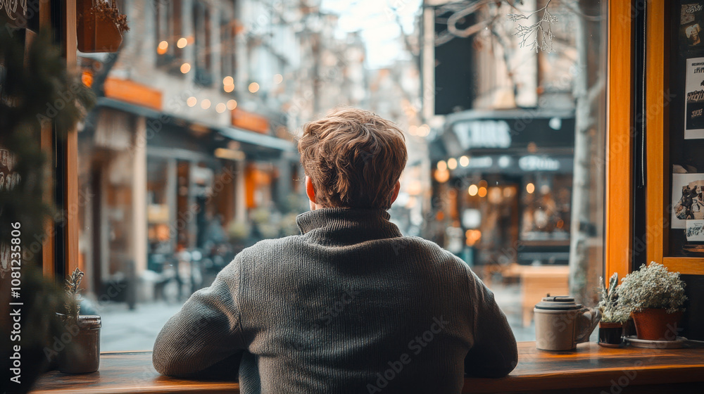Motivational Entrepreneur Reflecting on Success Journey Motivational Entrepreneur Reflecting on Success Journey