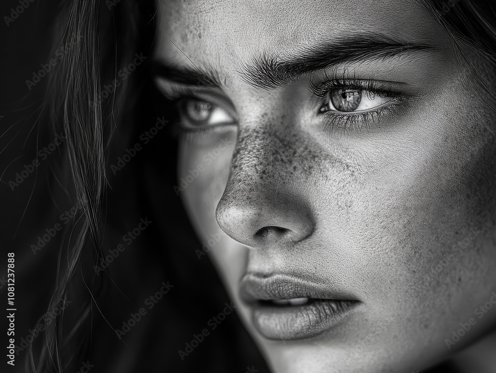 Obraz premium Introspective Elderly Man in Simple Background