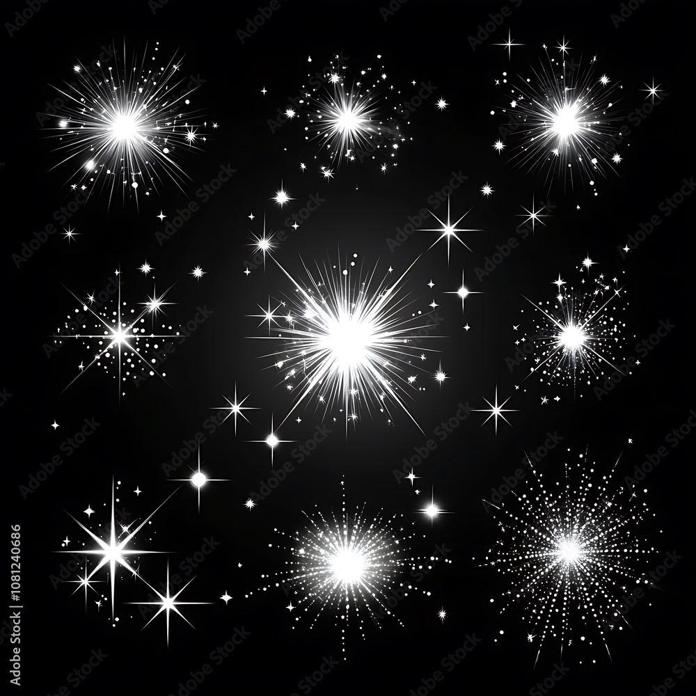 Deep space cosmic galaxy backdrop adorned with golden shining stars. Deep space cosmic galaxy backdrop adorned with golden shining stars.