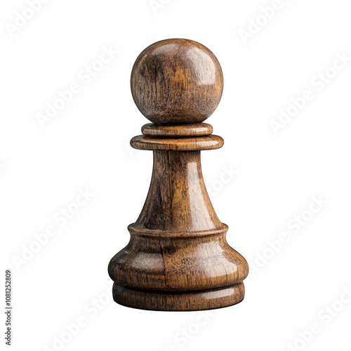 chess pawn Isolated On Transparent Background