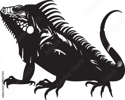 Meerkat Silhouette Vector Art on White Background - Alert Desert Animal Icon Design

