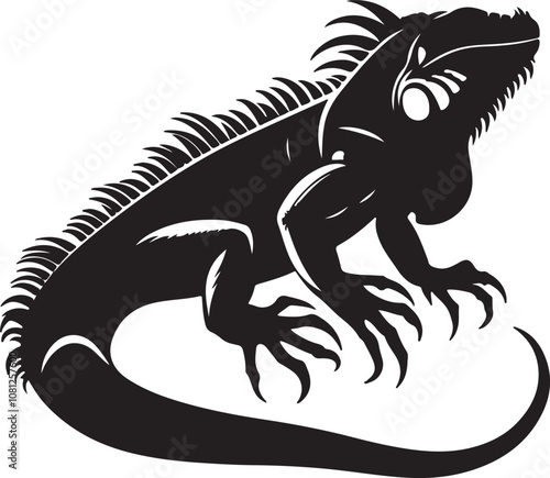 Meerkat Silhouette Vector Art on White Background - Alert Desert Animal Icon Design

