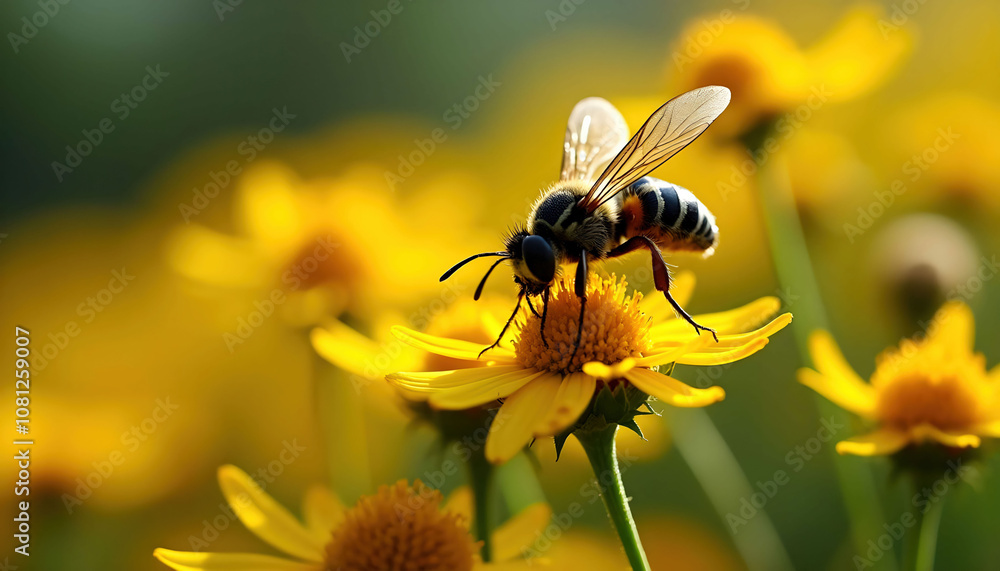 Miniature people interacting with oversized flowers and giant insects in a micro-scale world, creating a surreal, whimsical environment Miniature people interacting with oversized flowers and giant insects in a micro-scale world, creating a surreal, whimsical environment