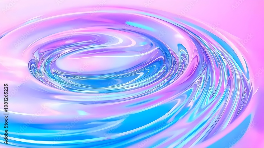 Abstract Blue and Purple Swirl Abstract Blue and Purple Swirl