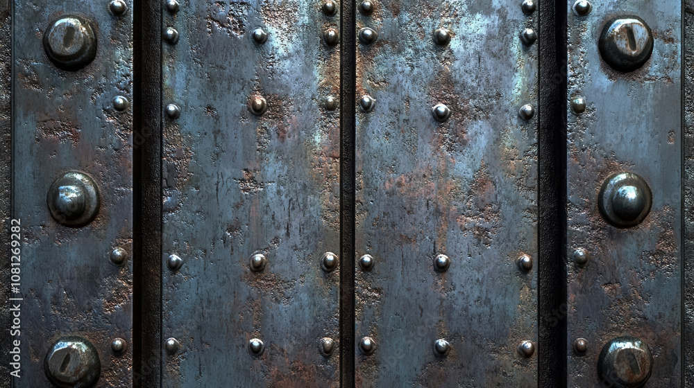 Old Metal Surface Texture with Rust and Scratches Old Metal Surface Texture with Rust and Scratches