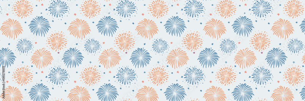 Festive Fireworks Pattern Design Celebratory Theme Digital Art Whimsical Environment Top-Down View Graphic Element Festive Fireworks Pattern Design Celebratory Theme Digital Art Whimsical Environment Top-Down View Graphic Element