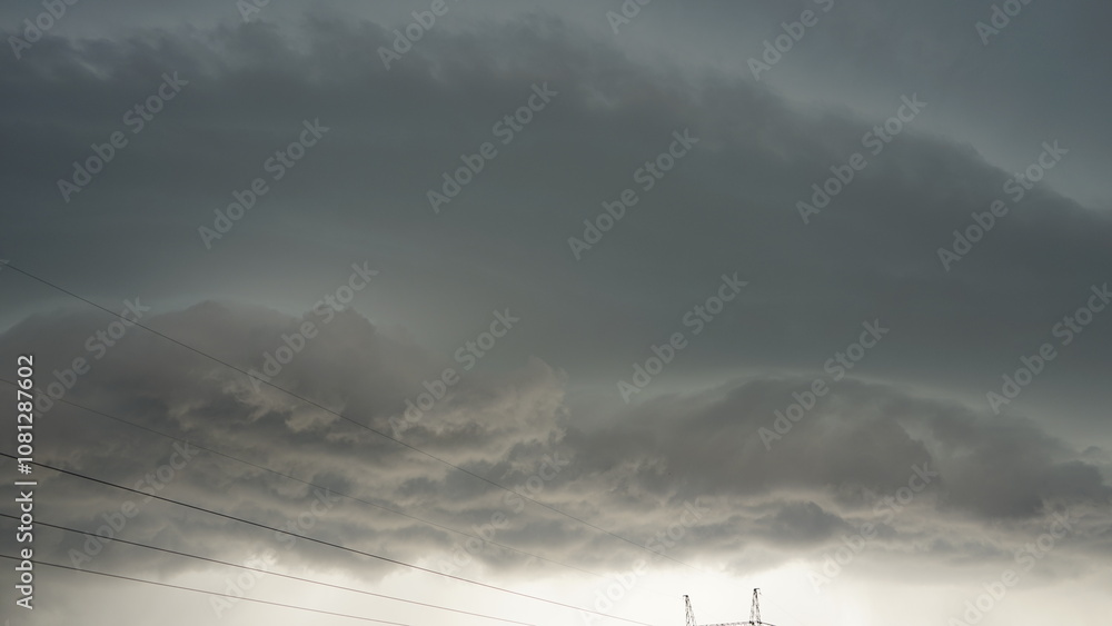 Obraz premium Storm clouds in the sky