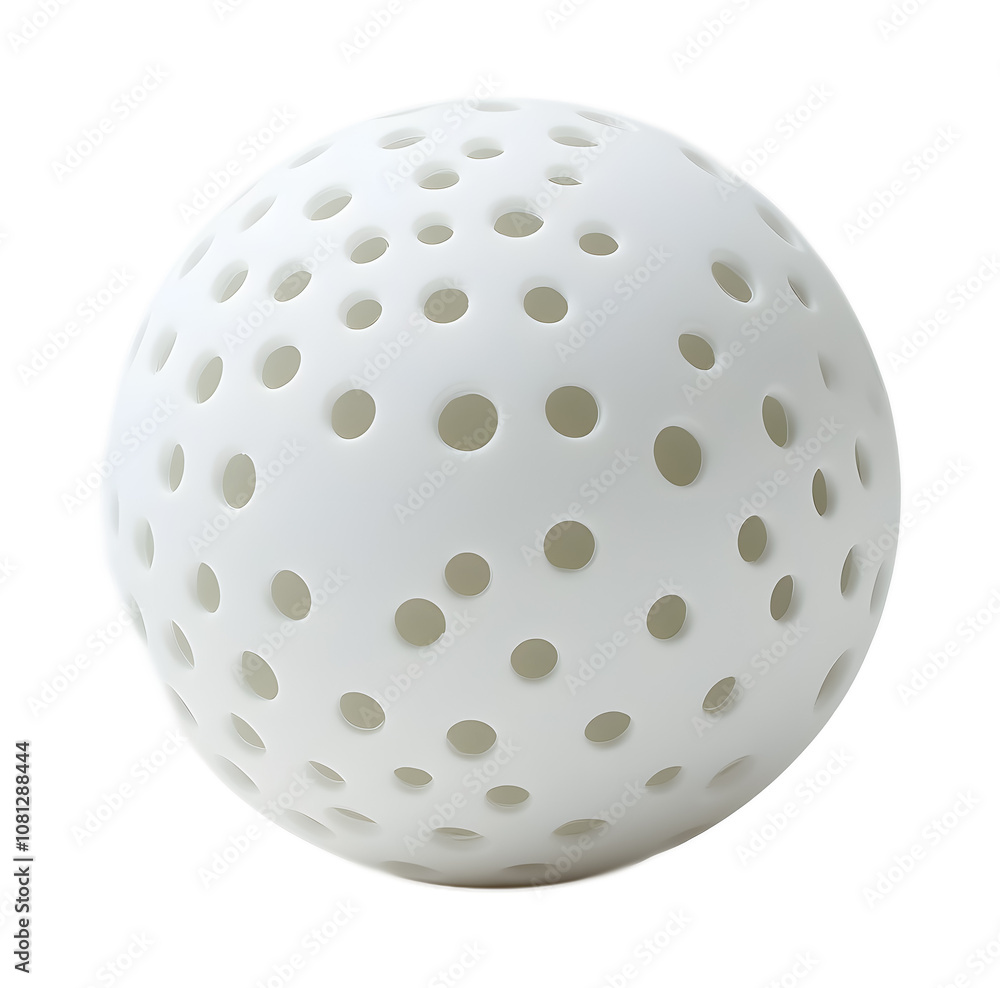 Wiffle ball on a transparent background. isolated background. Wiffle ball on a transparent background. isolated background.