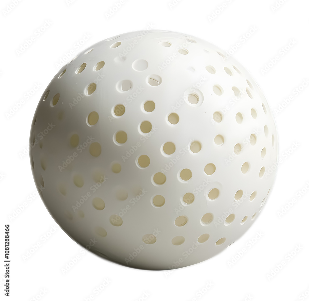 Wiffle ball on a transparent background. isolated background. Wiffle ball on a transparent background. isolated background.