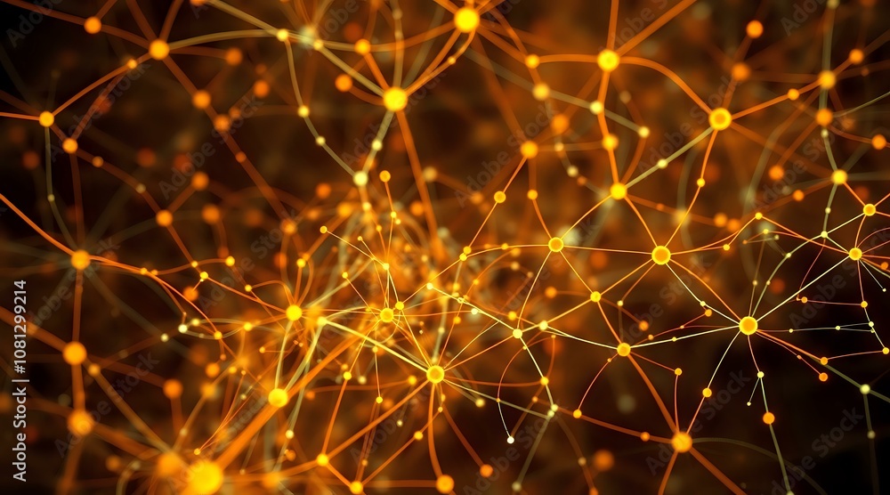 Neural Network Web - Abstract Art Neural Network Web - Abstract Art