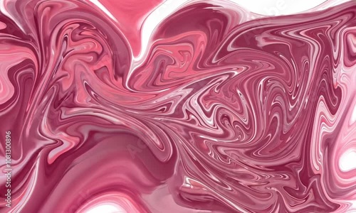 Abstract pink and white marble texture. Abstract fluid art background. Abstract swirling marble texture.