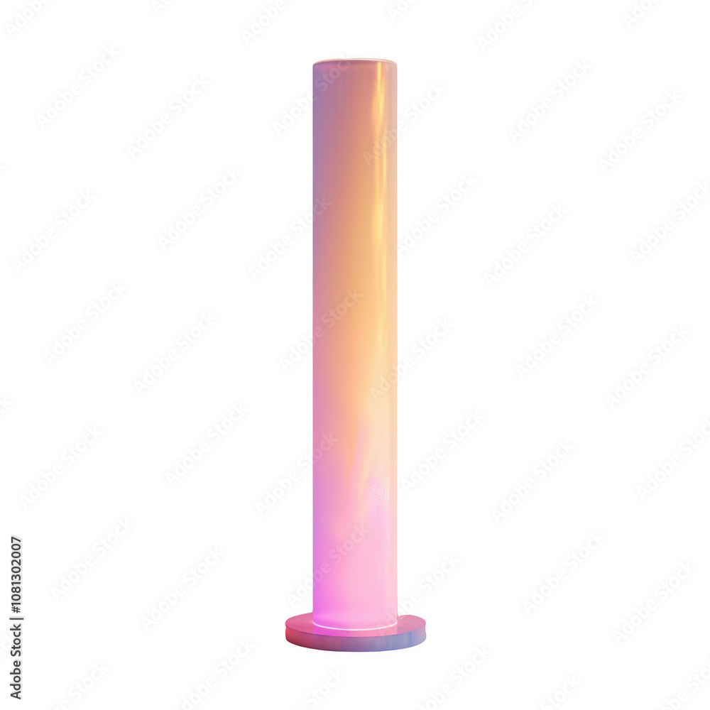 Softly glowing frosted glass light fixture in pastel hues for modern interiors Softly glowing frosted glass light fixture in pastel hues for modern interiors