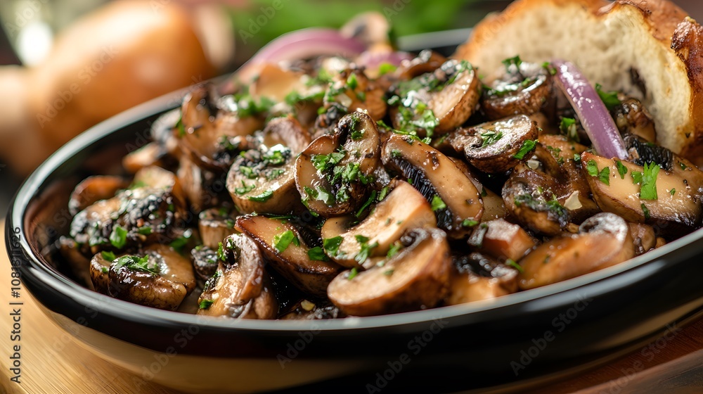 Marinated mushrooms with garlic Marinated mushrooms with garlic