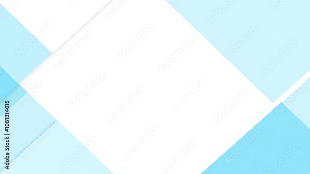 Abstract blue background with textured white layers in triangle, diamond, and squares shapes, texture, white Abstract blue background with textured white layers in triangle, diamond, and squares shapes, texture, white