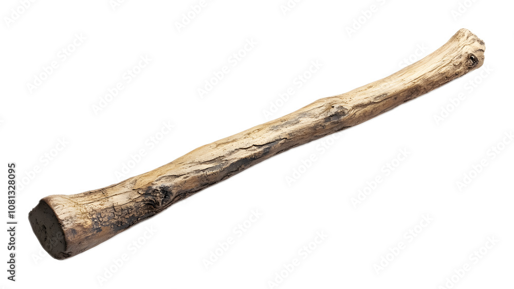 Wooden stick on a transparent background. isolated background. Wooden stick on a transparent background. isolated background.