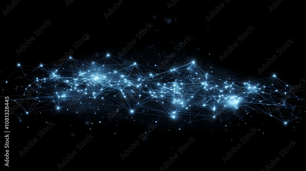 A constellation made of glowing luminescent particles casting a soft and ethereal glow upon the darkness. Luminescent. Illustration A constellation made of glowing luminescent particles casting a soft and ethereal glow upon the darkness. Luminescent. Illustration