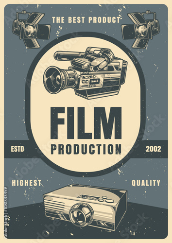 Retro design of film production gear