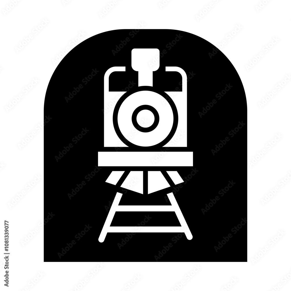 Train icon template Train icon template