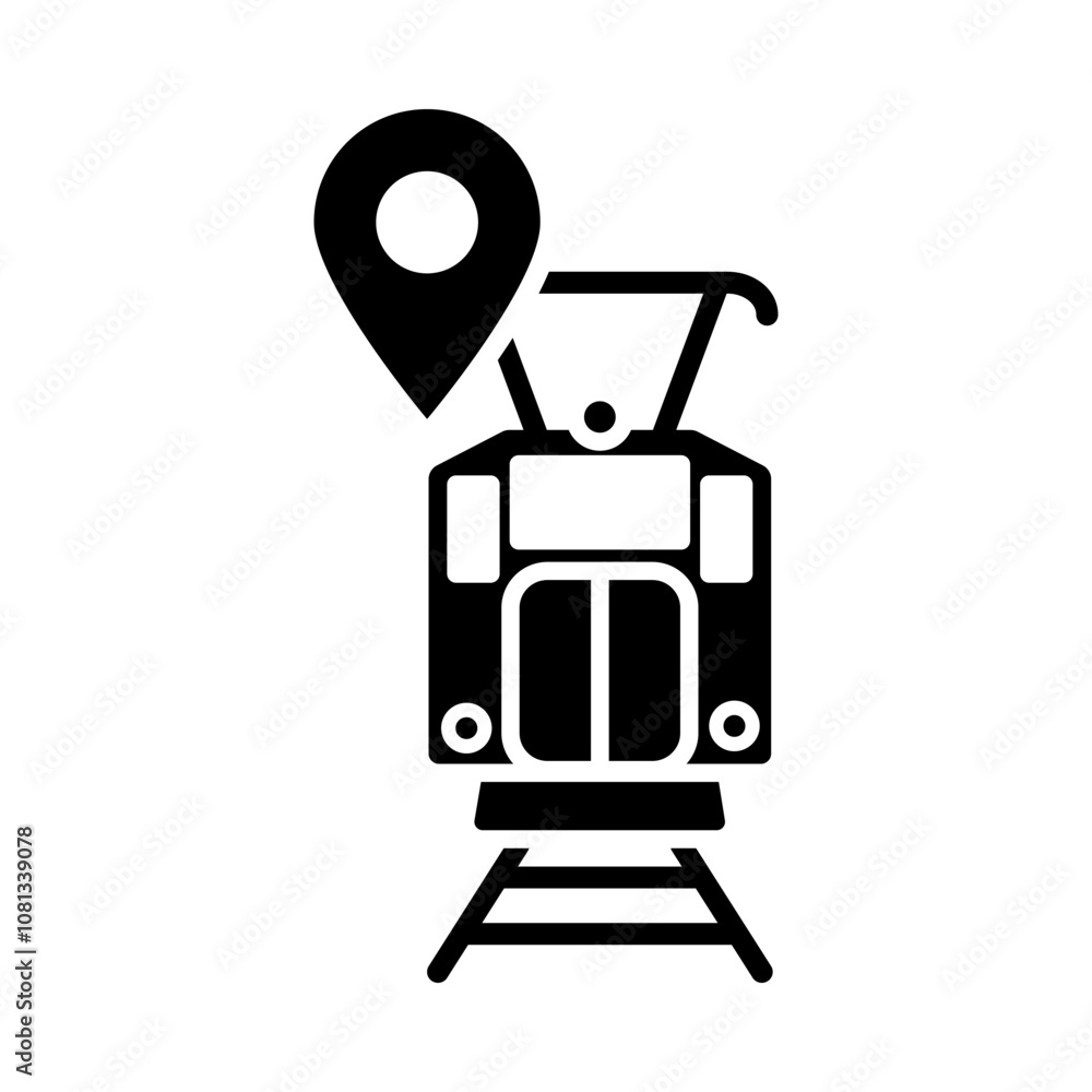 Train icon template Train icon template